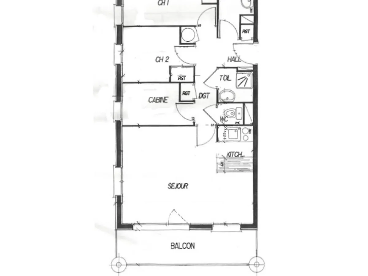 Appartement Renove Au Pied Des Pistes, 3 Chambres, Balcon, 8 Personnes - Les Menuires - Fr-1-452-79 圣马丁德贝尔维尔 0*,